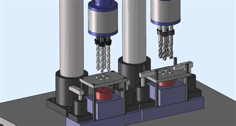 Multi Spindle Head Drilling Tapping Machine Youtube