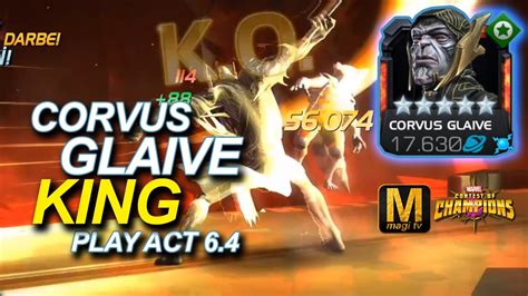 Act 64 Corvus Glaive King Play Mcoc Corvus Glaive Game Play Youtube