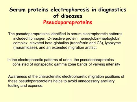 Interpreting Serum Protein Electrophoresis Ppt