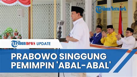 Pidato Menggebu Prabowo Seusai Dideklarasikan Parpol Jadi Capres