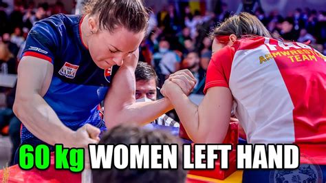 Kg Women Left Hand World Armwrestling Championship Youtube