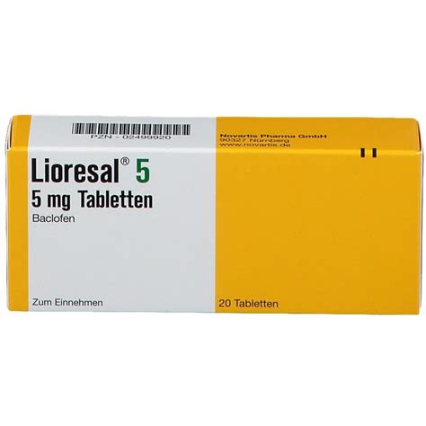 Lioresal Mg St Mit Dem E Rezept Kaufen Shop Apotheke