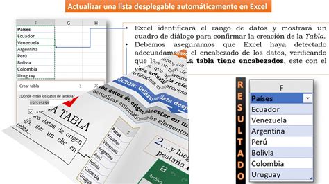 Actualizar Una Lista Desplegable Autom Ticamente En Excel Youtube