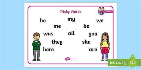 Level 3 Tricky Word Mat Teacher Made Twinkl