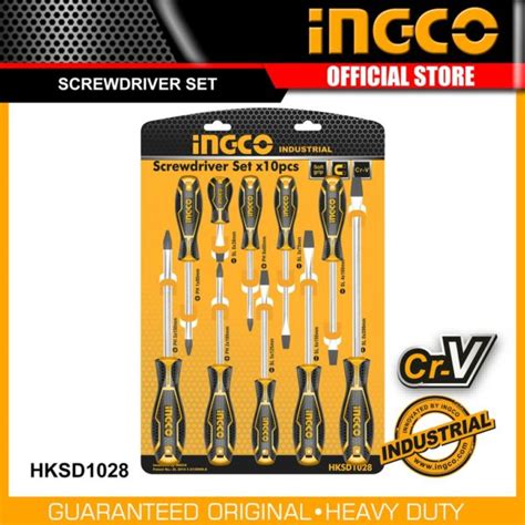 INGCO 10PCS SCREWDRIVER SET Power Tools Sri Lanka