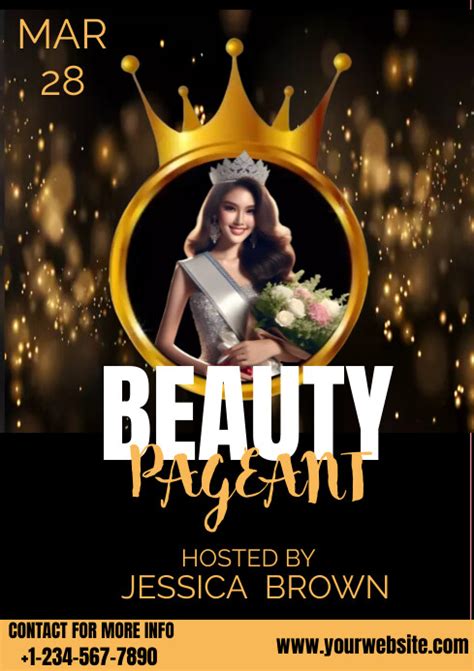 Copy Of Beauty Pageant Flyer Postermywall