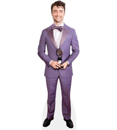 Daniel Radcliffe Purple Suit Pappaufsteller Celebrity Cutouts