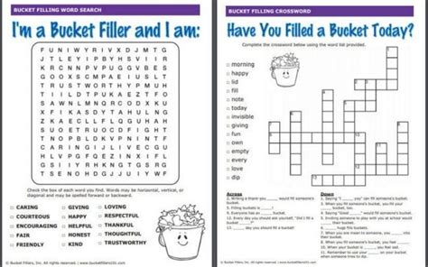 Bucket Filler Worksheets By Molly Smith Worksheets Library Worksheets