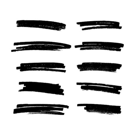 Premium Vector Scribble With A Black Marker