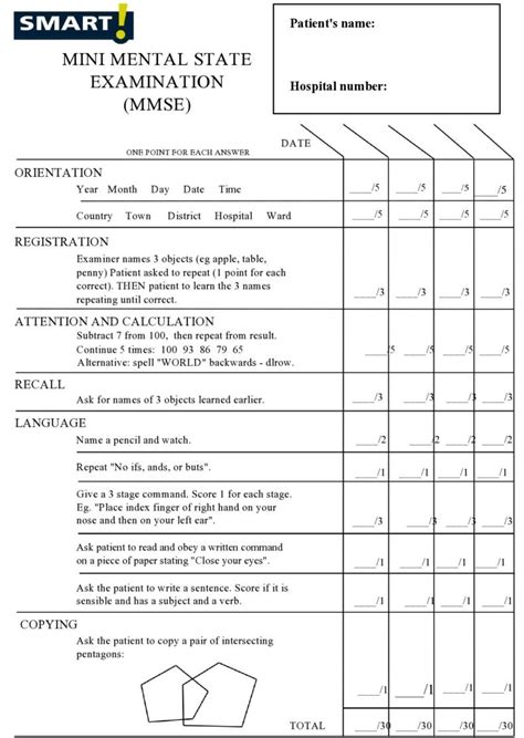 47 Free Mental Status Exam Templates Mse Examples Templatelab