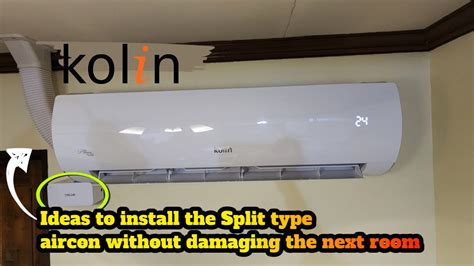 Ideas To Install The Split Type Aircon Without Damaging The Next Room