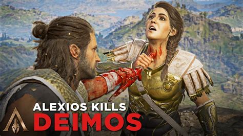 Alexios Kills Deimos Boss Finale Brutal Death Scene Assassins