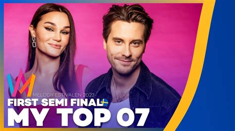 Melodifestivalen Semi Final My Top Sweden Eurovision