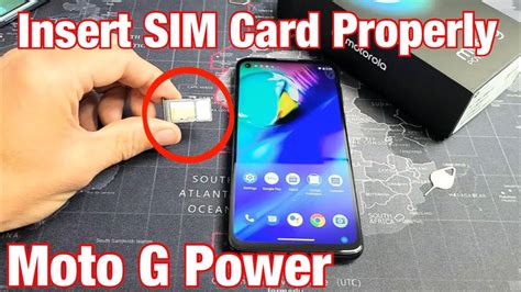 Moto G Power How To Insert Sim Card Properly Double Check Mobile