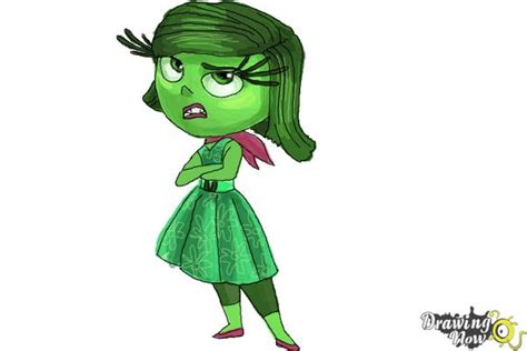 How To Draw Disgust From Inside Out DrawingNow