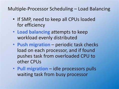 Operating System 31 Multiple Processor Scheduling PPT