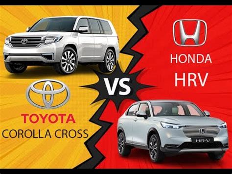 Honda HRV Vs Toyota Corolla Cross Exterior Interior Comparison Full