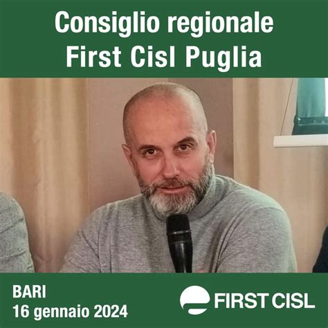 Si è svolto a Bari il Consiglio generale di First Cisl Puglia La