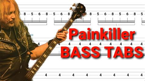 Judas Priest Painkiller Bass Tabs Tutorial Lesson Youtube