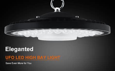 100W Projecteur LED Exterieur 6500K Blanc Froid UFO Spot High Bay