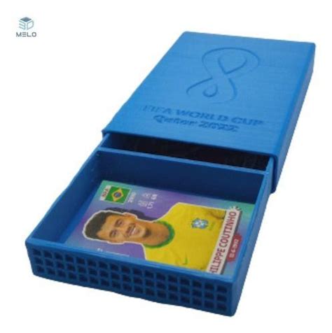 Caixa Porta Figurinha Para Bolso Álbum Copa 2022 Do Mundo 3d melo