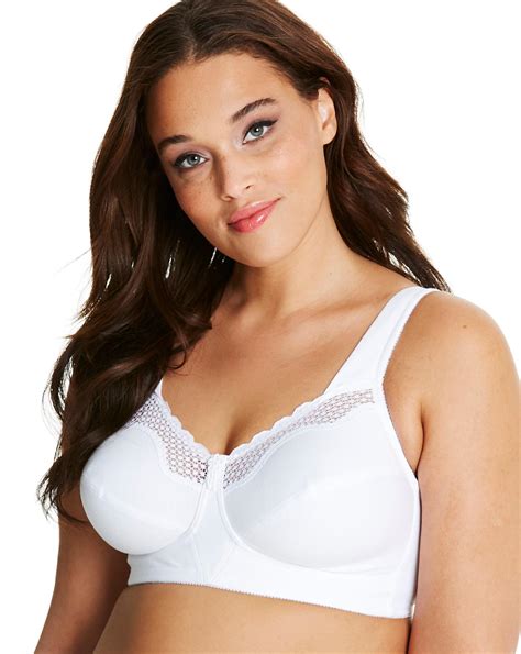 Bestform Cotton Comfort White Bra Simply Be