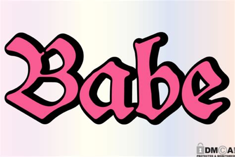 Retro Pink Babe Svg Png Girl Women Svg Graphic By Rare Creative Fabrica