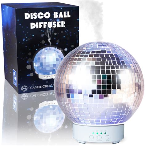 Disco Ball Diffuser Rotating Large Scandinordica Disco Inspired Decor