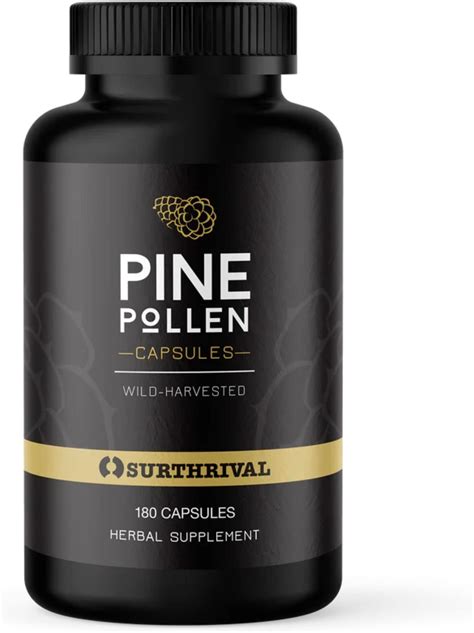 Amazon Secrets Of The Tribe Pine Pollen Testosterone Capsules