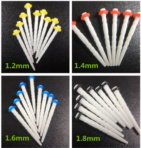 Dental Glass Fiber Post Root Canal Pin Resin Quartz Screw Post