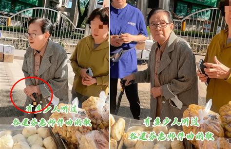 87岁谷建芬菜市场买菜！头发乌黑气色好，毛阿敏、那英都是其弟子财经头条