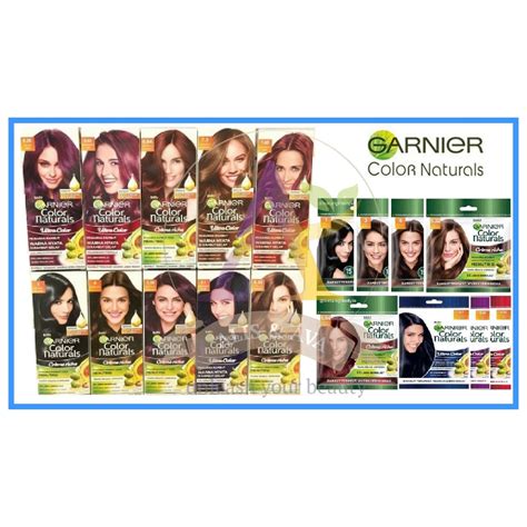 GARNIER HAIR COLOR NATURALS CREME RICHE Box EXPRESS CREAM Sachet