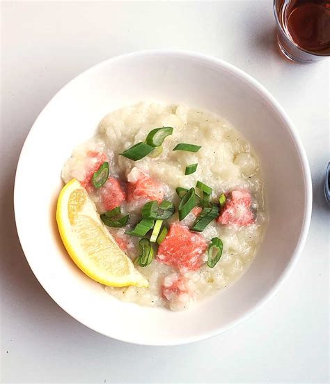 Salmon Congee Fish Porridge Pregnancy Eats