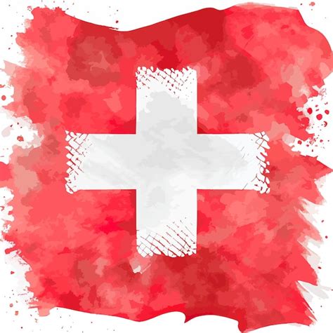 Premium Photo Illustration Of The Switzerland Flag