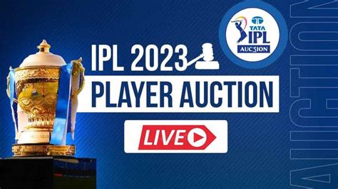 IPL 2023 Auction Live Updates Full List Of Players Sold Unsold Purse