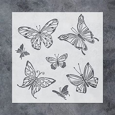 16 Pieces Butterfly Stencils Reusable Butterfly Template