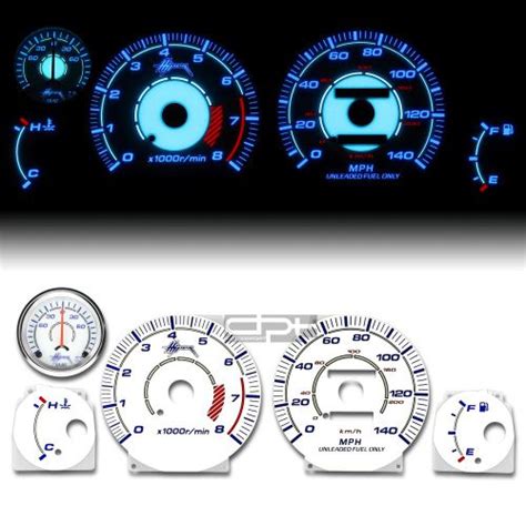 Buy REVERSE INDIGLO GLOW GAUGE WHITE FACE FOR 95 99 NISSAN MAXIMA V6 3