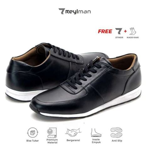 Jual Sepatu Sneakers Pria Casual Sultan X Reylman Allegro Black Series