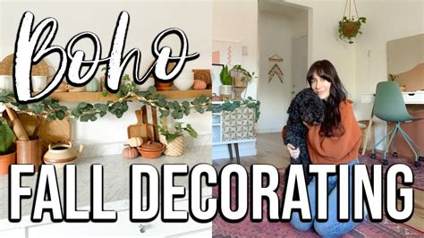 FALL DECORATE WITH ME 2022 Boho Chic Neutral Fall Decor Ideas