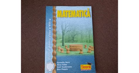 Matematica Manual Pentru Clasa A Viii A Corneliu Savu Gina Caba