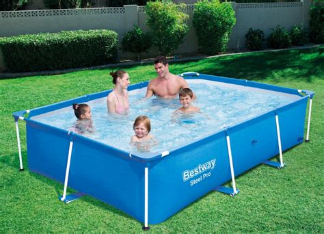 Обзор Bestway Steel Pro. Каркасные бассейны для наземной установки