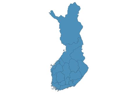 Map Of Finland Svg Vector Interactive Hd Finland Map