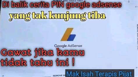 Pin Google Adsense Tidak Kunjung Tiba Ini Solusinya Youtube