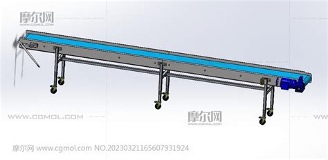 易于制造的模块化皮带输送机 机械工具模型下载 摩尔网cgmol