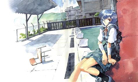 Anime Evangelion Neon Genesis Evangelion Rei Ayanami HD Wallpaper