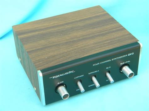 Realistic Quatravox Four Channel Synthesizer Qv 3 Made In Japan