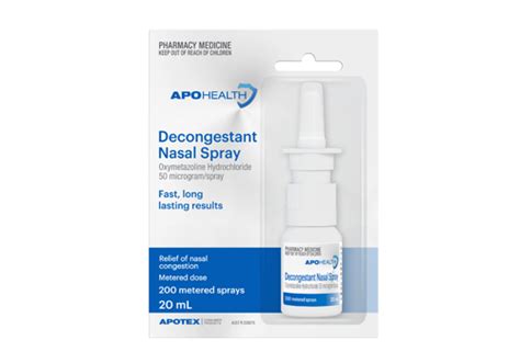 Apohealth Decongestant Nasal Spray Apohealth