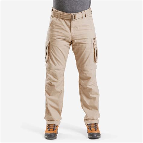 Pantalon Cargo Modulable De Trek Voyage Travel 100 Modul Homme