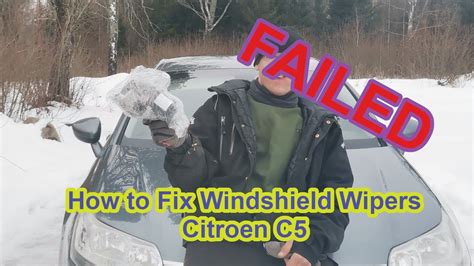 [78] How To Fix Windshield Wiper Motor Citroen C5 Youtube