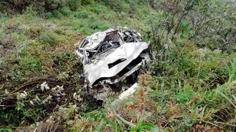 Camioneta Cae En Un Abismo Y Deja Dos Heridos En S Ndor El Tiempo